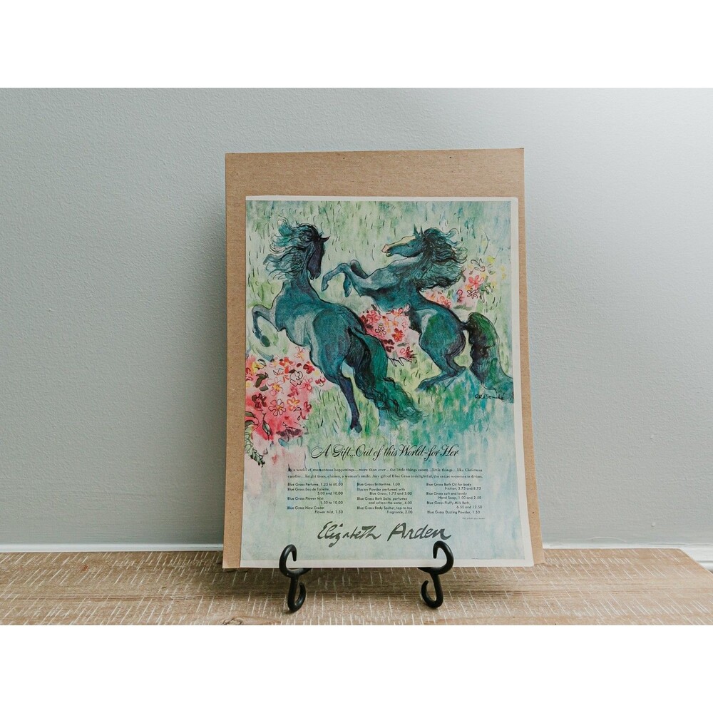 Vintage Elizabeth Arden Gift Out of This World Advertising Print